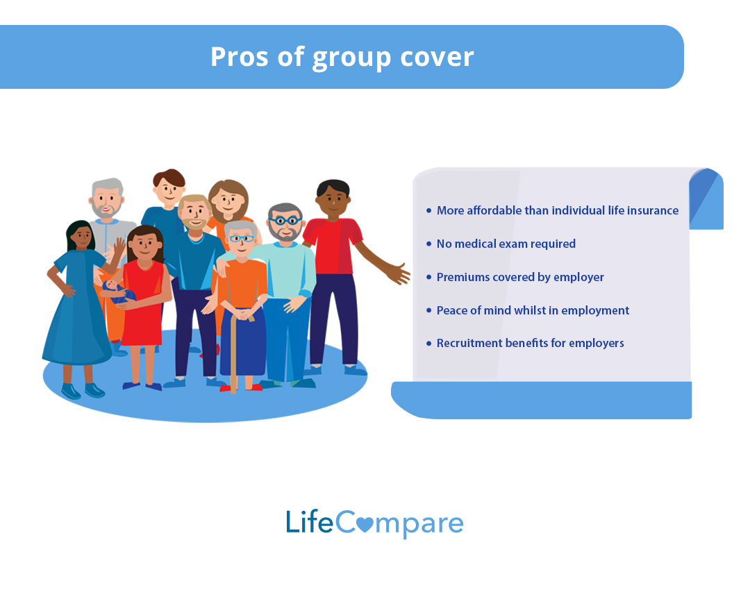 Pros of group life cover insurance